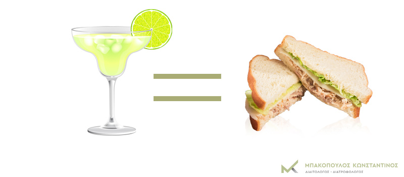 Πόσες θερμίδες έχει το αλκοόλ - Μπακόπουλος Διαιτολόγος